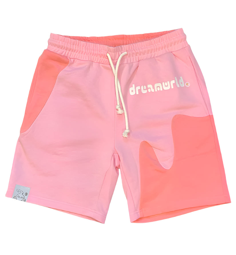 BUBBLEGUM CONTRAST SHORTS