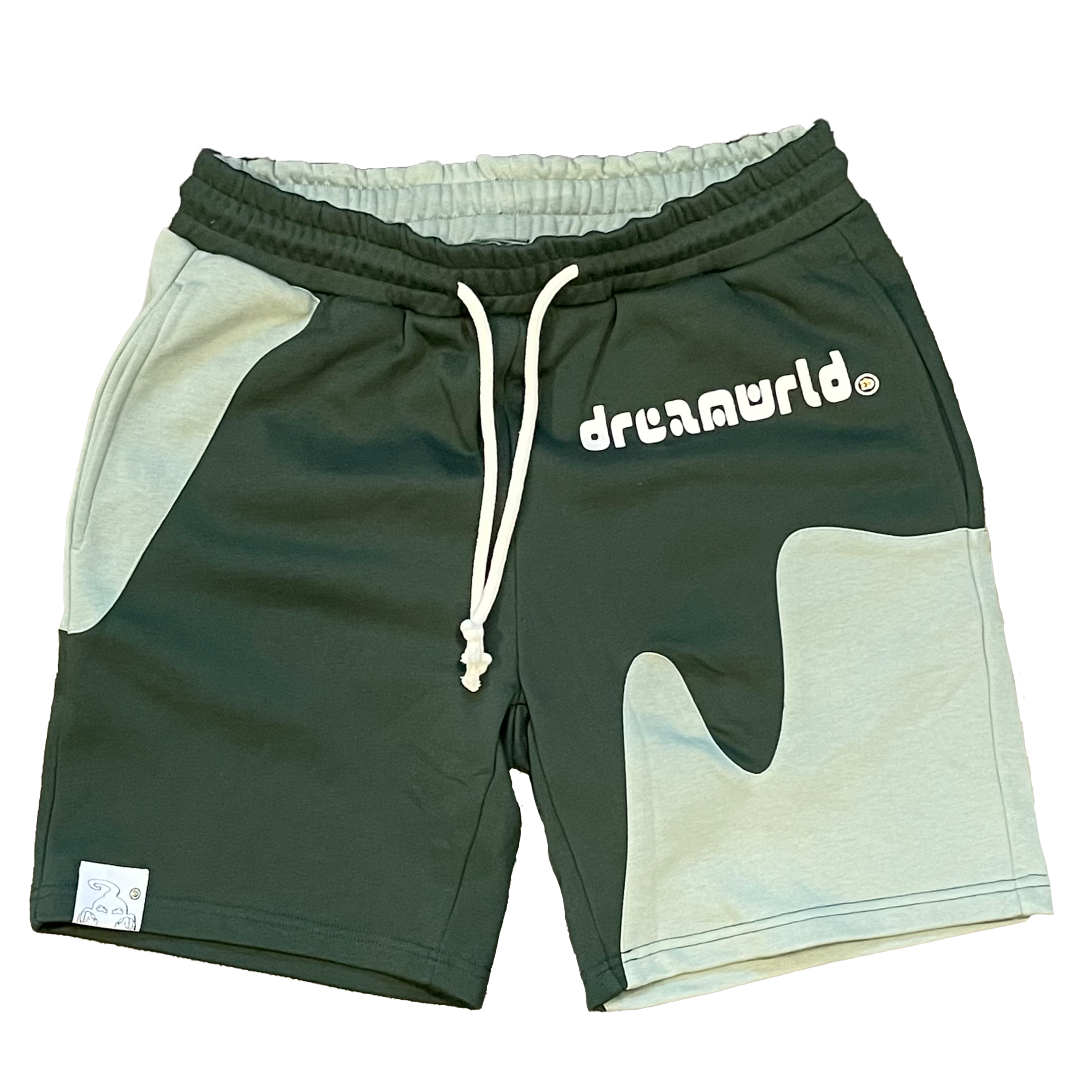 SHADES OF GREEN CONTRAST SHORTS