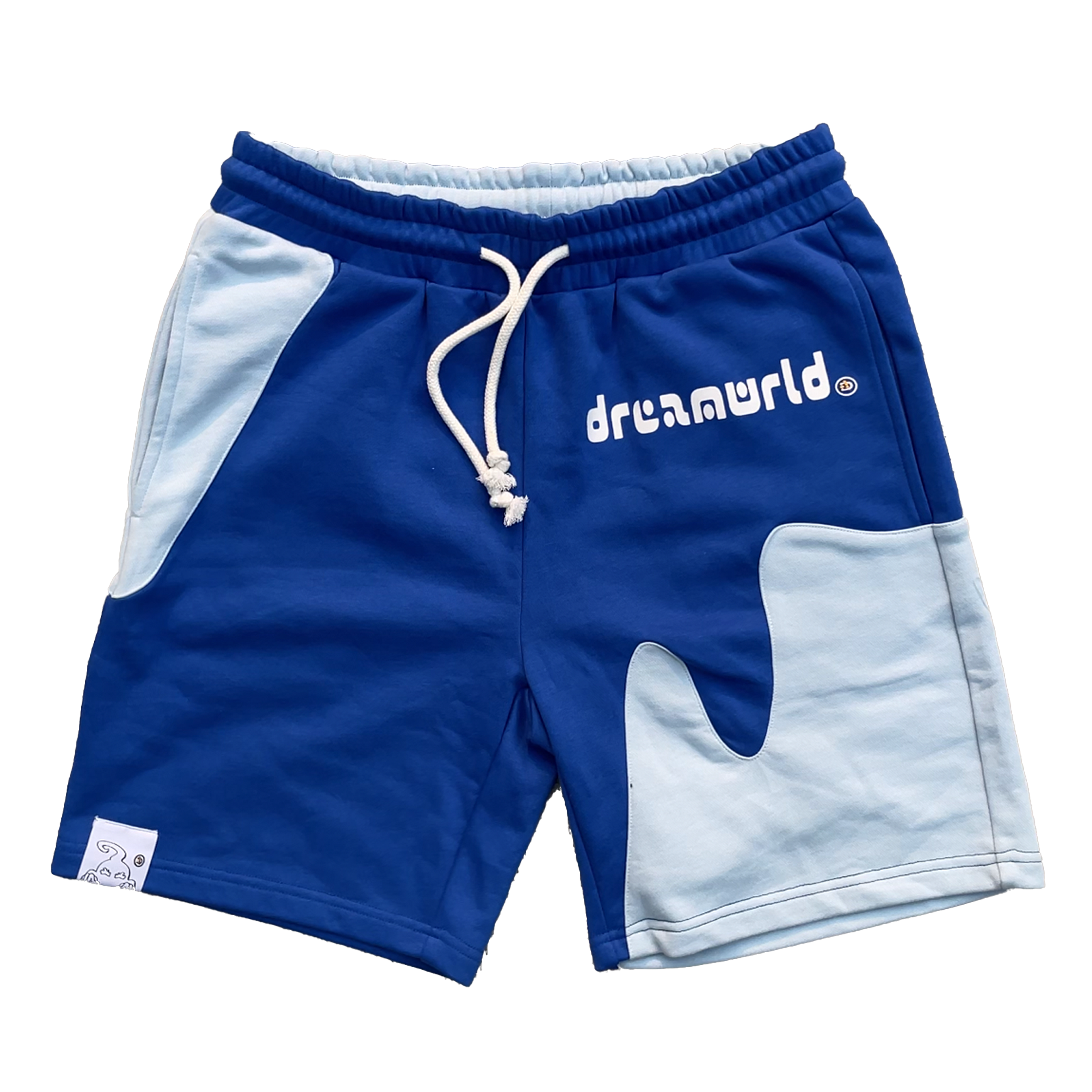 BABY BLUE CONTRAST SHORTS