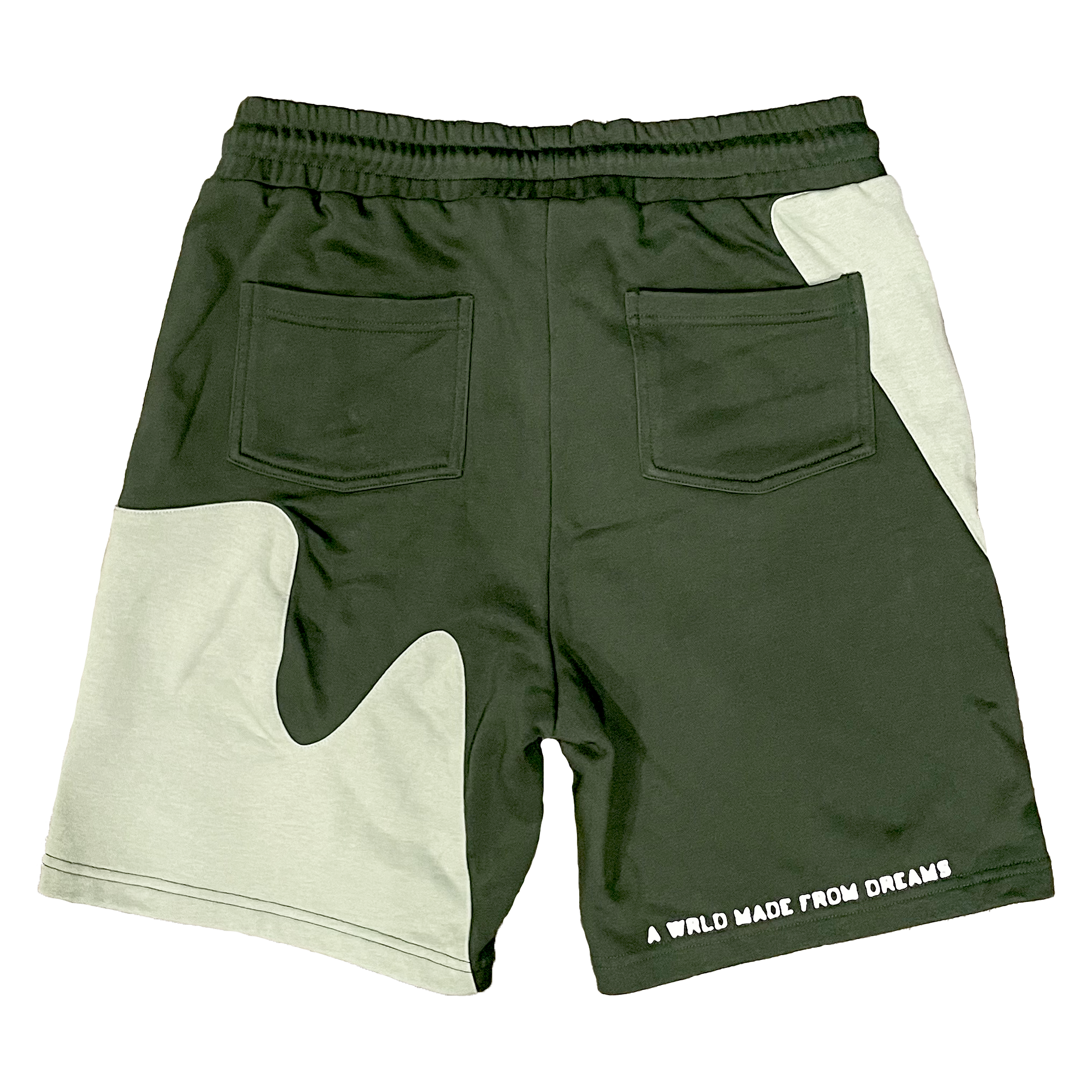 SHADES OF GREEN CONTRAST SHORTS