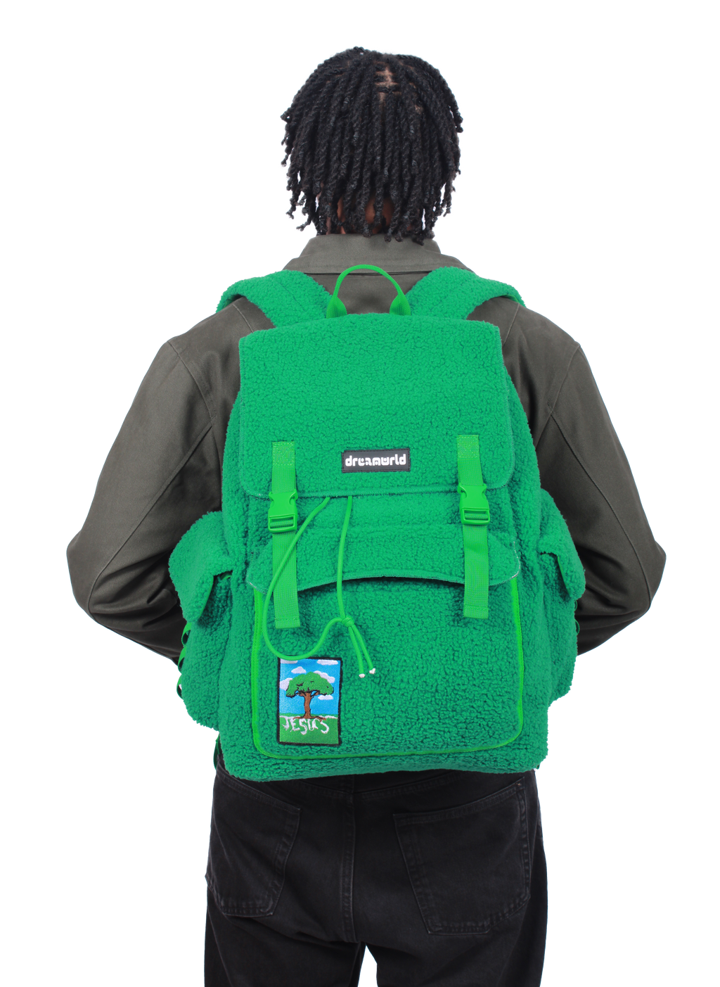 KERMIT FLEECE BACKPACK