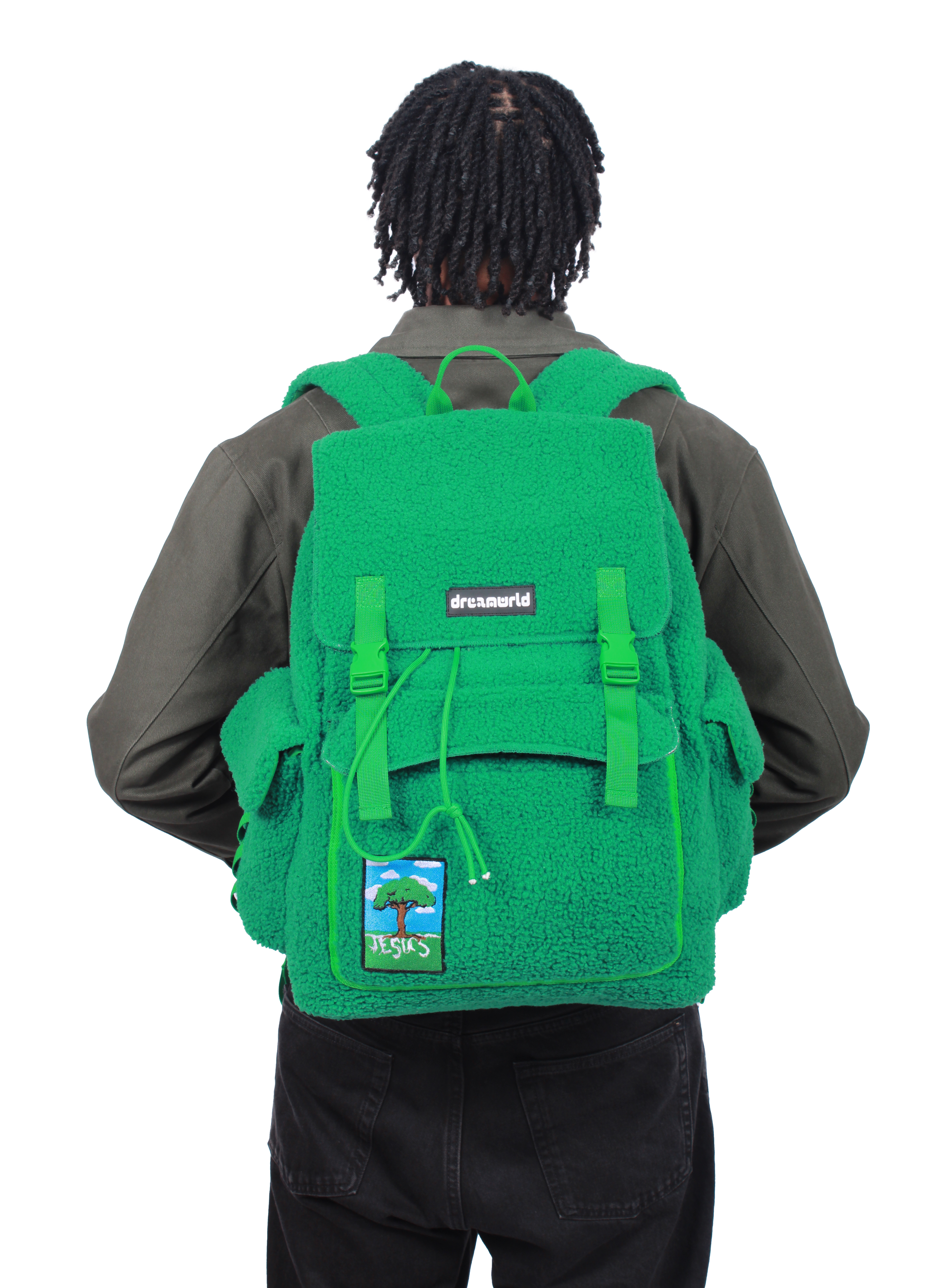 KERMIT FLEECE BACKPACK