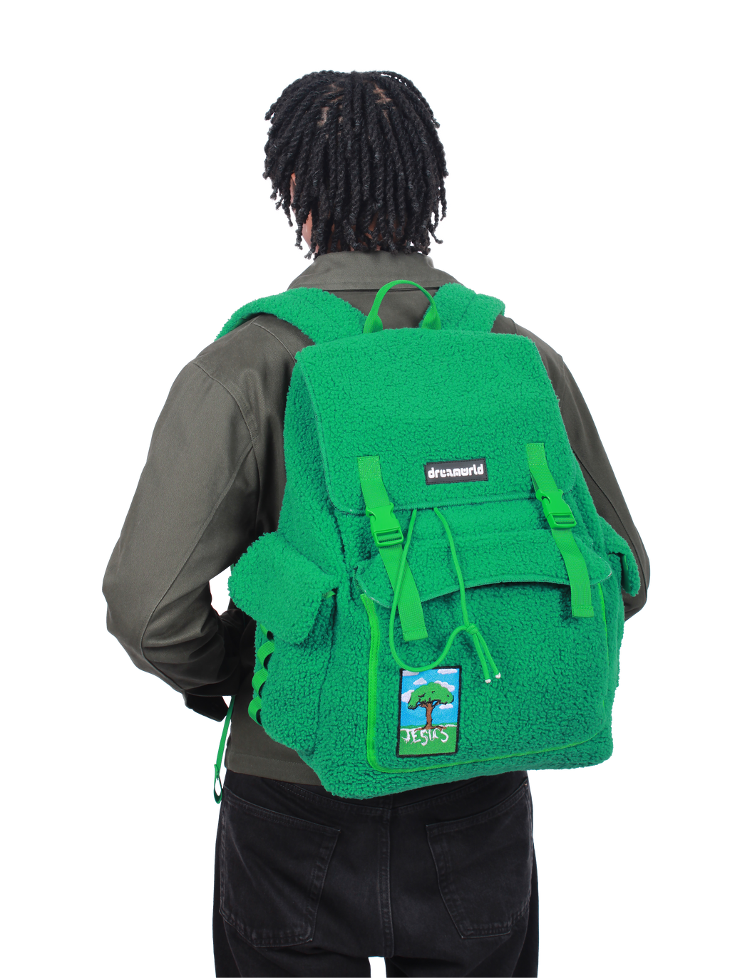 KERMIT FLEECE BACKPACK