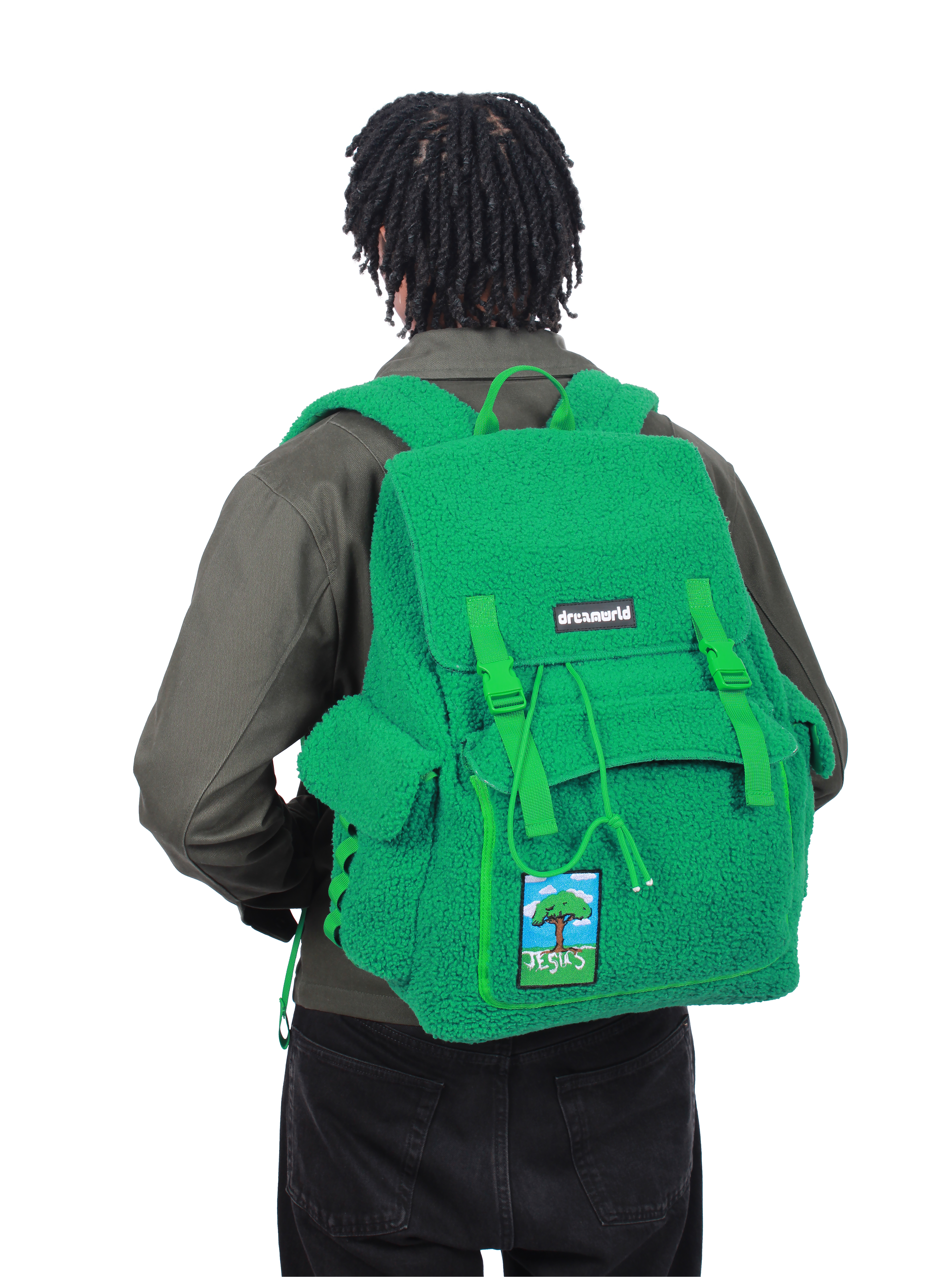 KERMIT FLEECE BACKPACK
