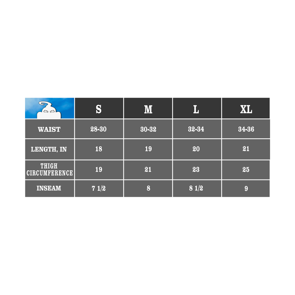 BABY BLUE CONTRAST SHORTS